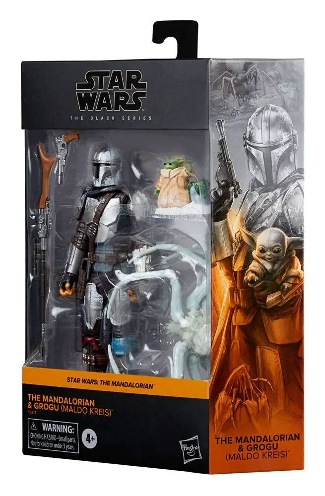 Star Wars The Mandalorian Black Series 2021 Mandalorian &amp; Grogu (Maldo Kreis) akciófigura 15 cm termékfotó