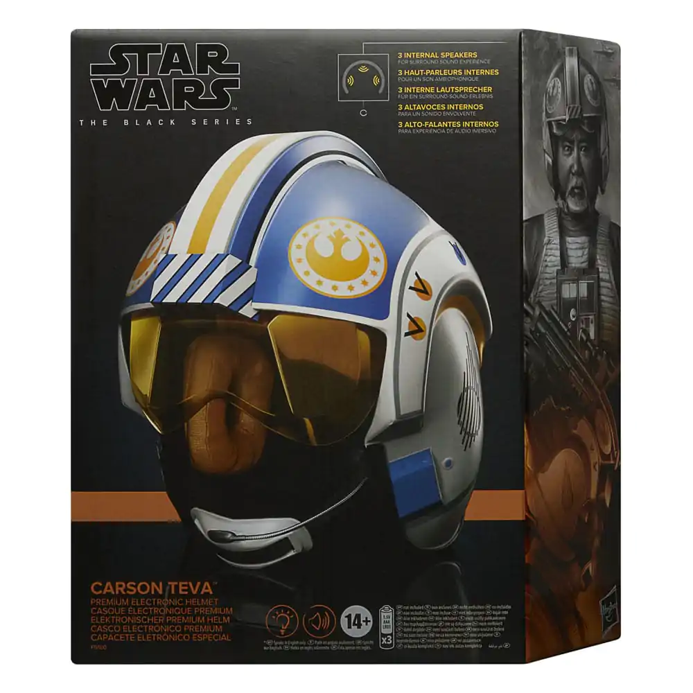 Star Wars: The Mandalorian Black Series Electronic Helmet Carson Teva termékfotó