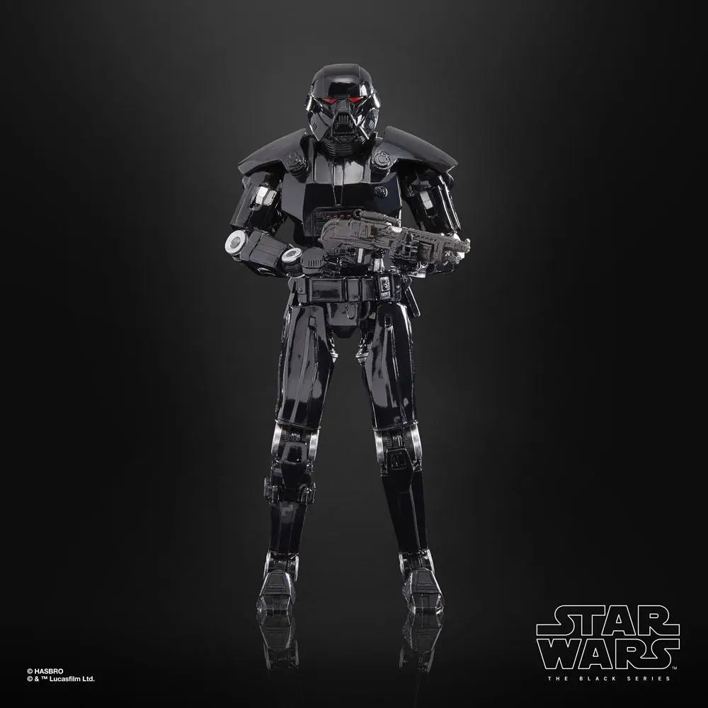 Star Wars: The Mandalorian Black Series Deluxe 2022 Dark Trooper akciófigura 15 cm termékfotó