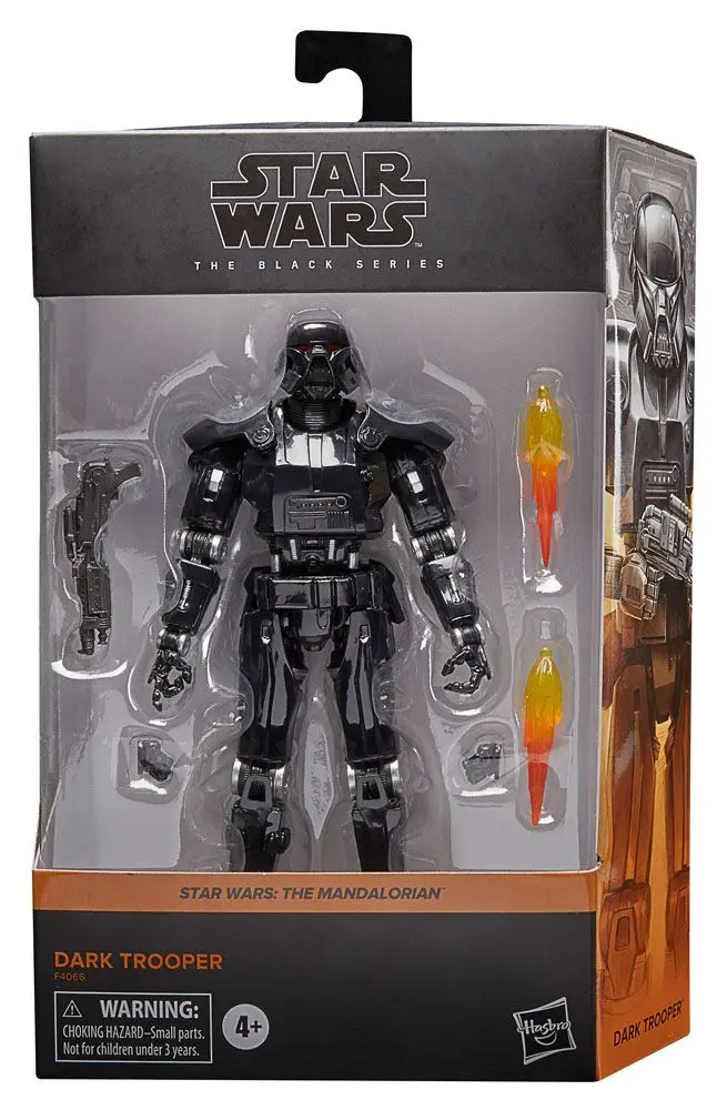 Star Wars: The Mandalorian Black Series Deluxe 2022 Dark Trooper akciófigura 15 cm termékfotó