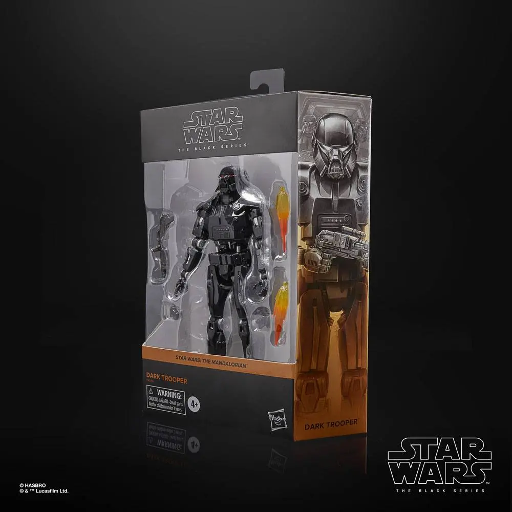 Star Wars: The Mandalorian Black Series Deluxe 2022 Dark Trooper akciófigura 15 cm termékfotó