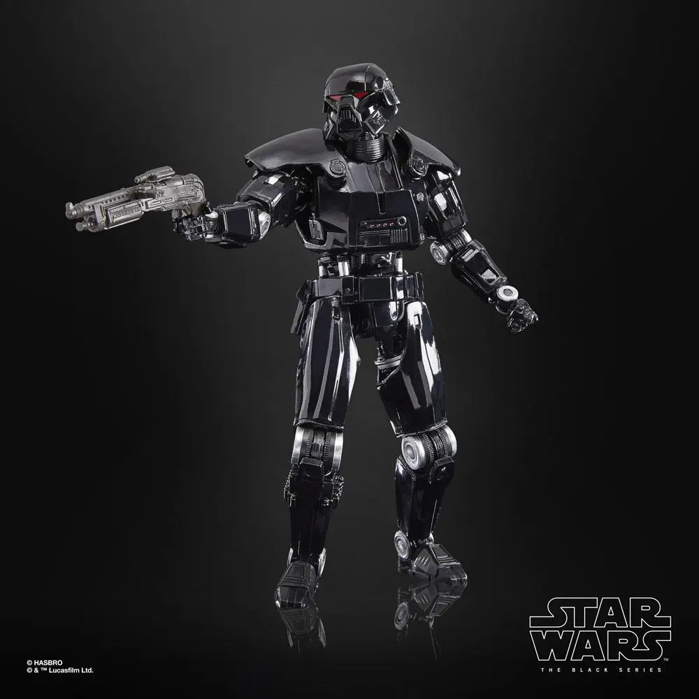 Star Wars: The Mandalorian Black Series Deluxe 2022 Dark Trooper akciófigura 15 cm termékfotó