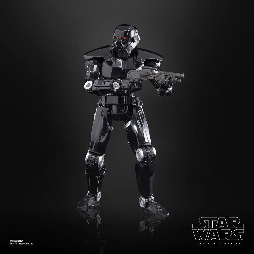Star Wars: The Mandalorian Black Series Deluxe 2022 Dark Trooper akciófigura 15 cm termékfotó