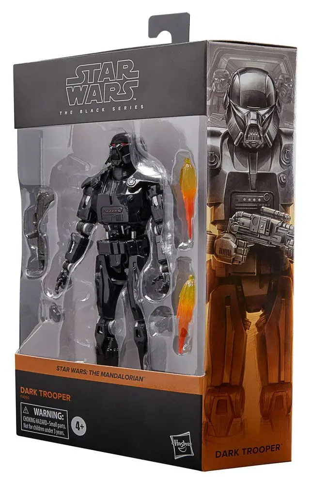 Star Wars: The Mandalorian Black Series Deluxe 2022 Dark Trooper akciófigura 15 cm termékfotó
