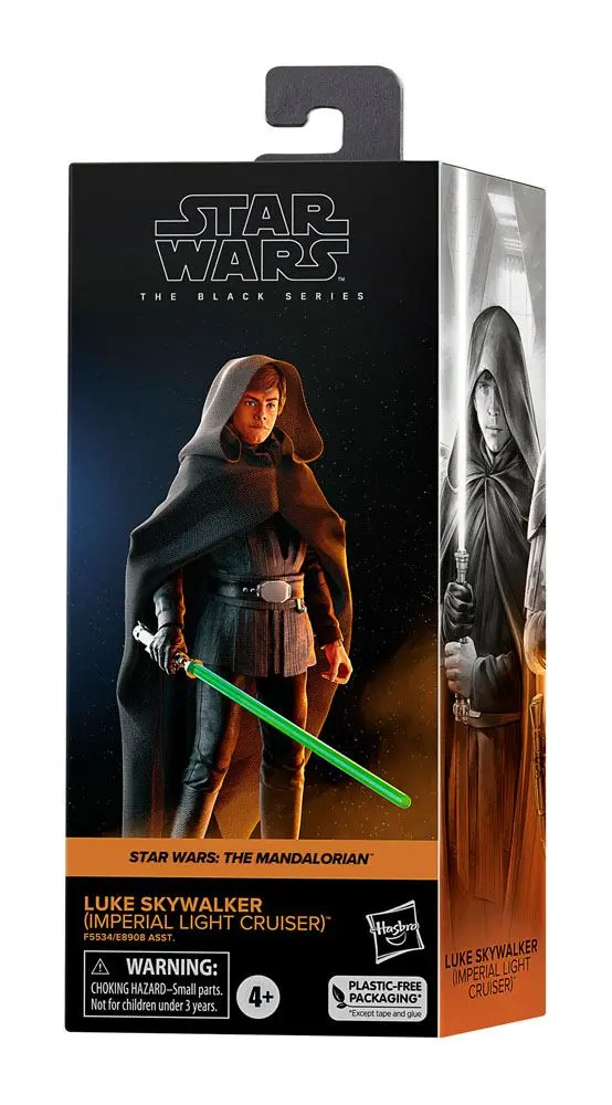 Star Wars: The Mandalorian Black Series Luke Skywalker (Imperial Light Cruiser) akciófigura 15 cm termékfotó