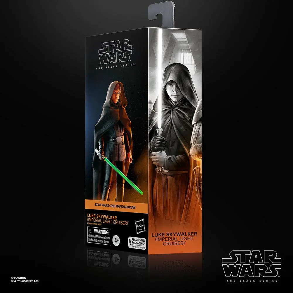 Star Wars: The Mandalorian Black Series Luke Skywalker (Imperial Light Cruiser) akciófigura 15 cm termékfotó
