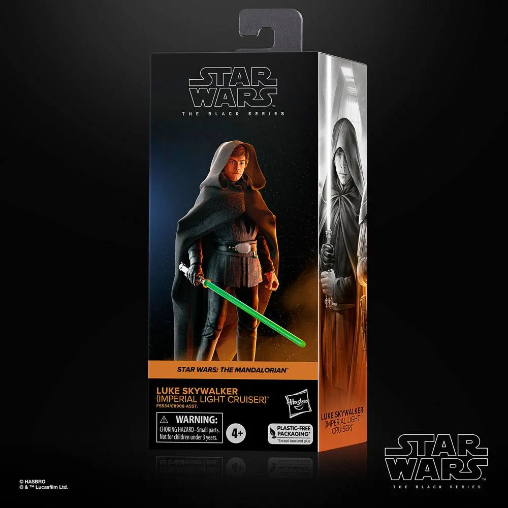 Star Wars: The Mandalorian Black Series Luke Skywalker (Imperial Light Cruiser) akciófigura 15 cm termékfotó