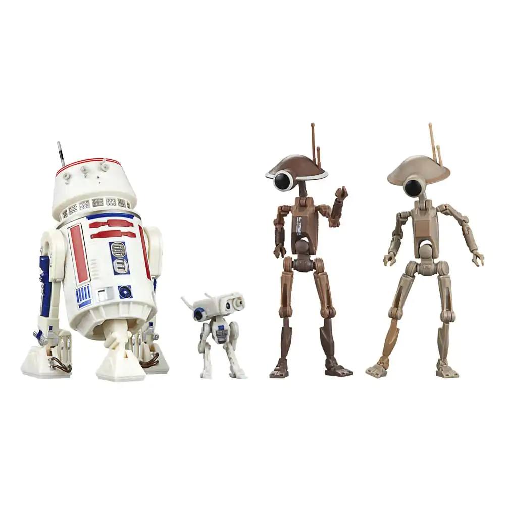 Star Wars: The Mandalorian Black Series R5-D4, BD-72 & Pit Droids 4 db-os akciófigura csomag termékfotó