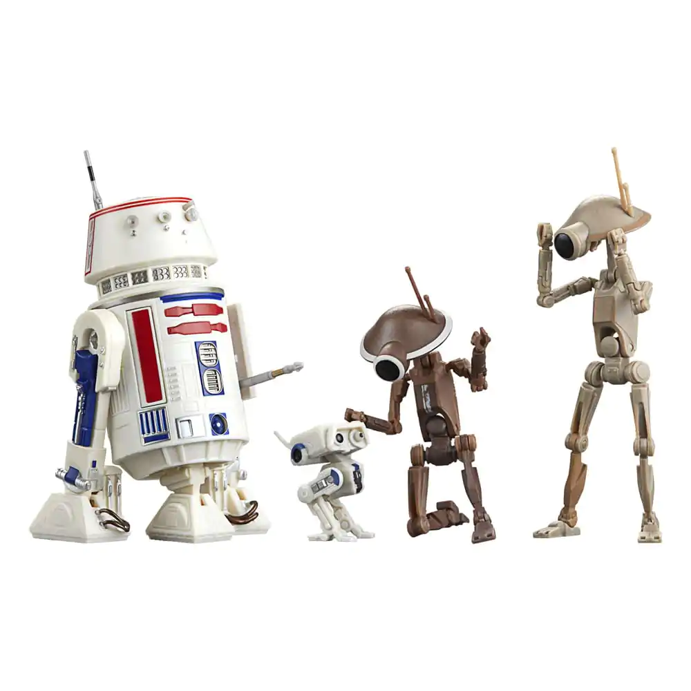 Star Wars: The Mandalorian Black Series R5-D4, BD-72 & Pit Droids 4 db-os akciófigura csomag termékfotó