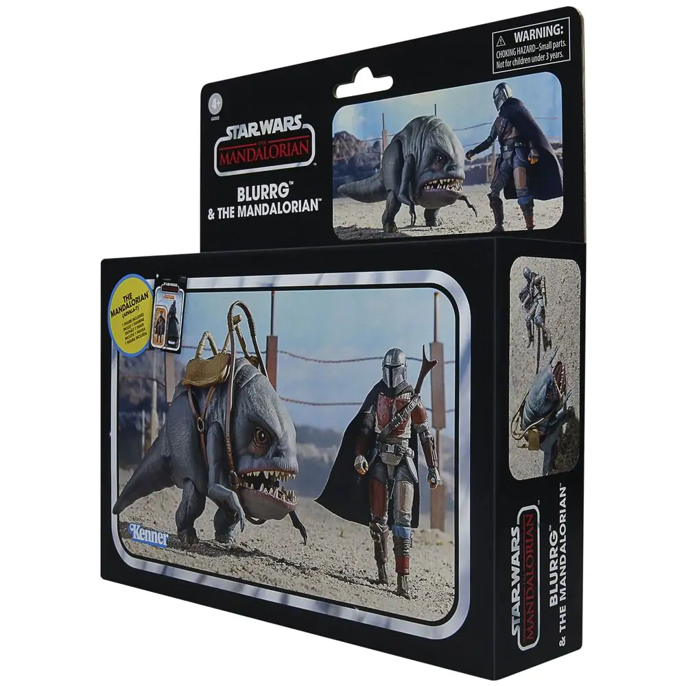 Star Wars The Mandalorian - Blurrg & Mandalorian 2db-os figura csomag 9,5cm termékfotó