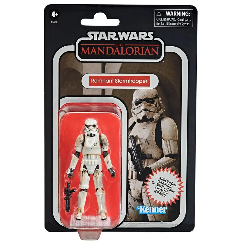 Star Wars The Mandalorian Carbonized del Remnant Trooper figura 10cm termékfotó