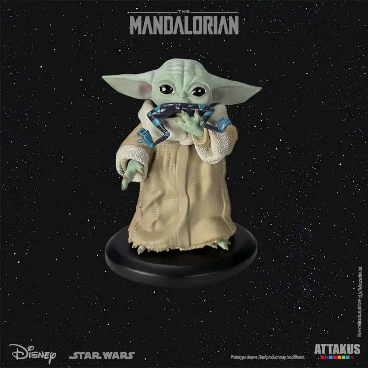 Star Wars: The Mandalorian Classic Collection 1/5 Grogu Eating Frog szobor figura 10 cm termékfotó