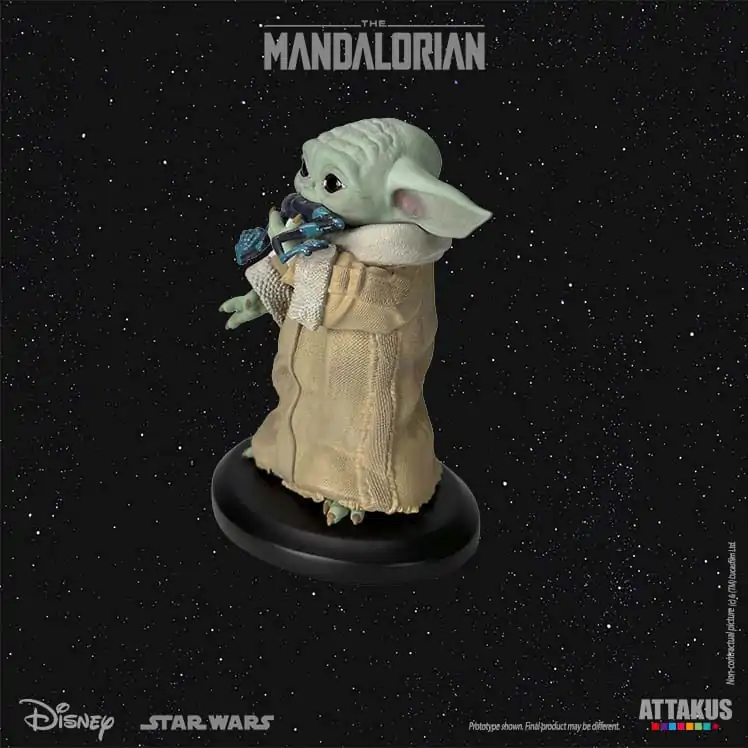 Star Wars: The Mandalorian Classic Collection 1/5 Grogu Eating Frog szobor figura 10 cm termékfotó