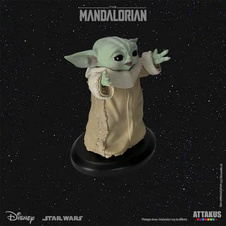 Star Wars: The Mandalorian Classic Collection 1/5 Grogu Happy szobor figura 10 cm termékfotó