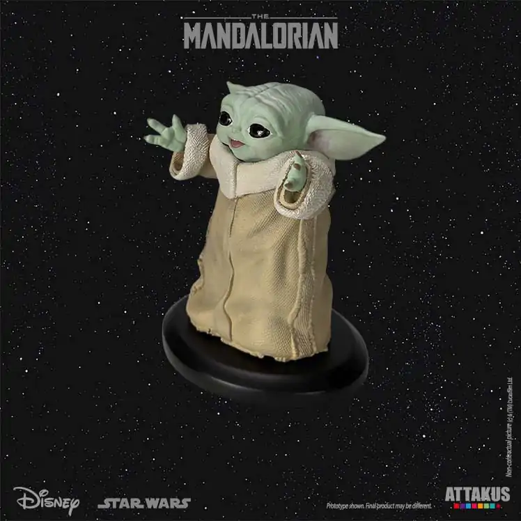 Star Wars: The Mandalorian Classic Collection 1/5 Grogu Happy szobor figura 10 cm termékfotó