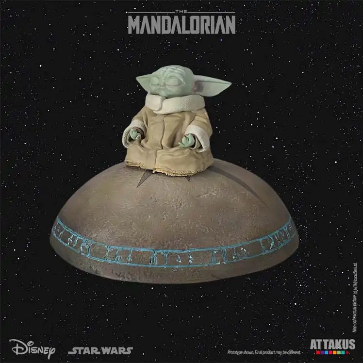 Star Wars: The Mandalorian Classic Collection 1/5 Grogu Summoning the Force szobor figura 13 cm termékfotó