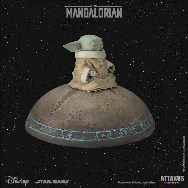 Star Wars: The Mandalorian Classic Collection 1/5 Grogu Summoning the Force szobor figura 13 cm termékfotó