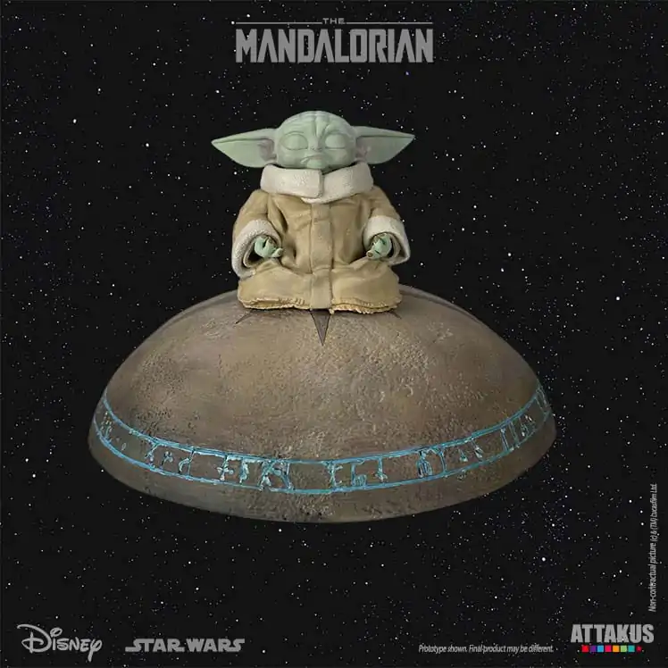 Star Wars: The Mandalorian Classic Collection 1/5 Grogu Summoning the Force szobor figura 13 cm termékfotó