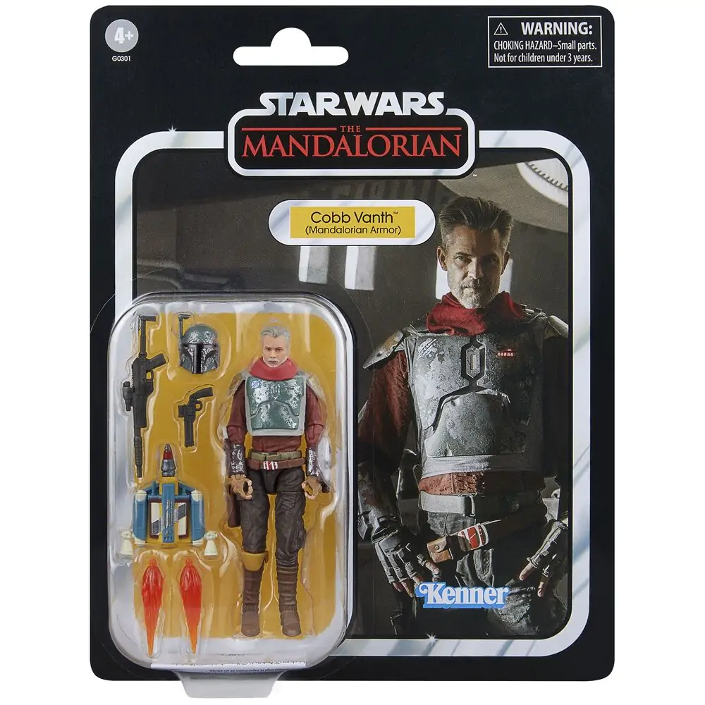 Star Wars The Mandalorian Cobb Vanth Mandalorian Armor figura 9,5cm termékfotó