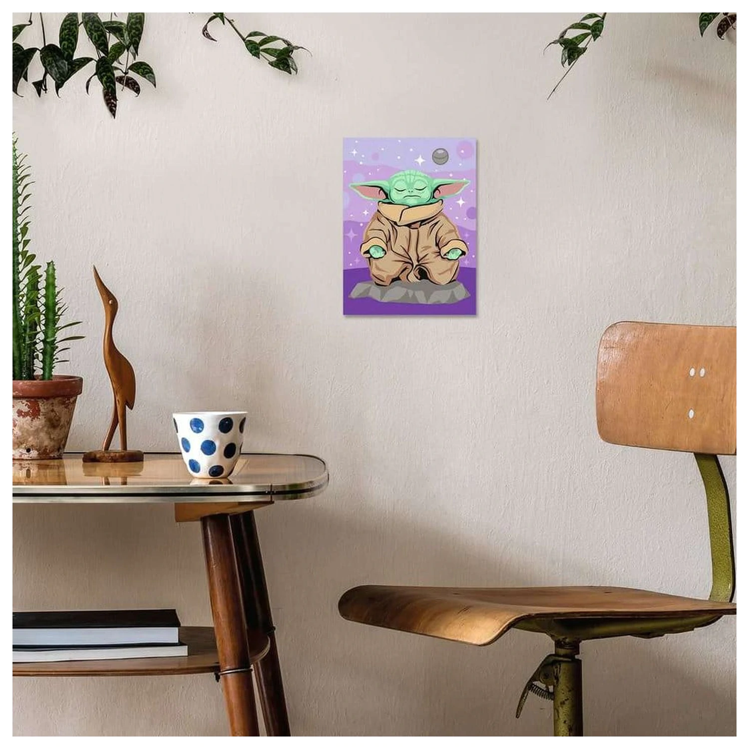 Star Wars: The Mandalorian CreArt Painting by Numbers Meditating Grogu kifestő termékfotó