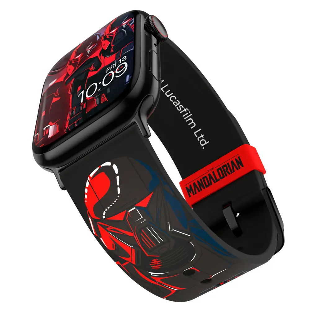 Star Wars The Mandalorian Dark Trooper óraszíj okosórákhoz termékfotó