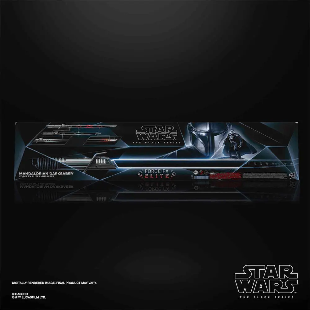 Star Wars The Mandalorian Black Series Replica 1/1 Force FX Elite Lightsaber Mandalorian Darksaber termékfotó