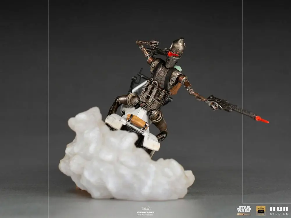 Star Wars The Mandalorian Deluxe Art Scale 1/10 IG-11 &amp; The Child szobor figura 20 cm termékfotó