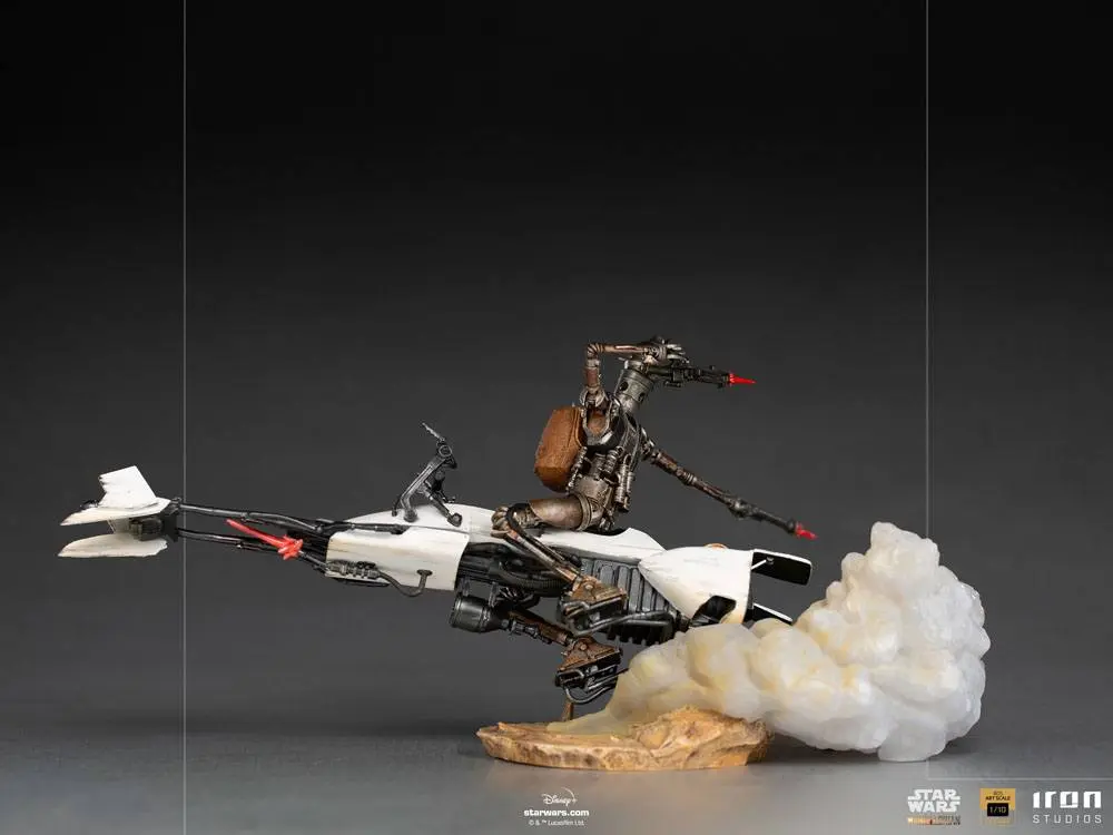Star Wars The Mandalorian Deluxe Art Scale 1/10 IG-11 &amp; The Child szobor figura 20 cm termékfotó