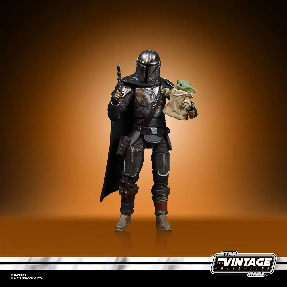 Star Wars The Mandalorian Din Djarin The Mandalorian és a gyermek csomag figurák termékfotó