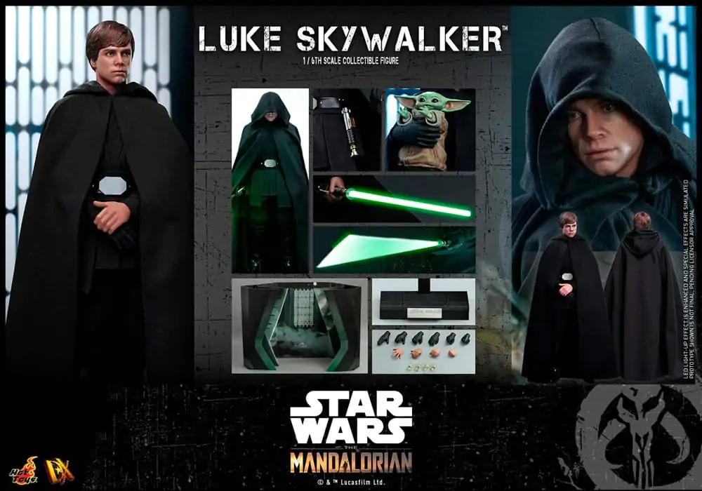 Star Wars: The Mandalorian DX 1/6 Luke Skywalker Deluxe Version Spedial Edition akciófigura 30 cm termékfotó