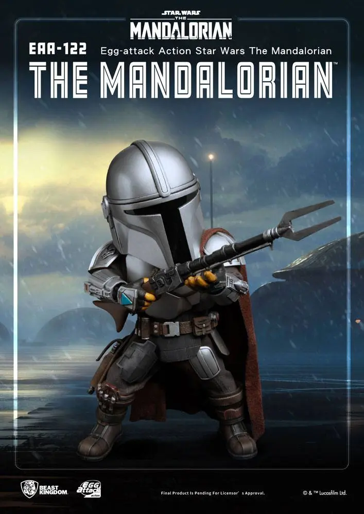 Star Wars The Mandalorian Egg Attack Action The Mandalorian akciófigura 17 cm termékfotó