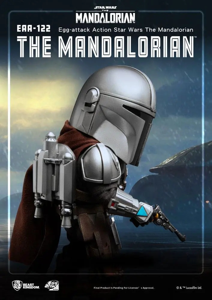 Star Wars The Mandalorian Egg Attack Action The Mandalorian akciófigura 17 cm termékfotó