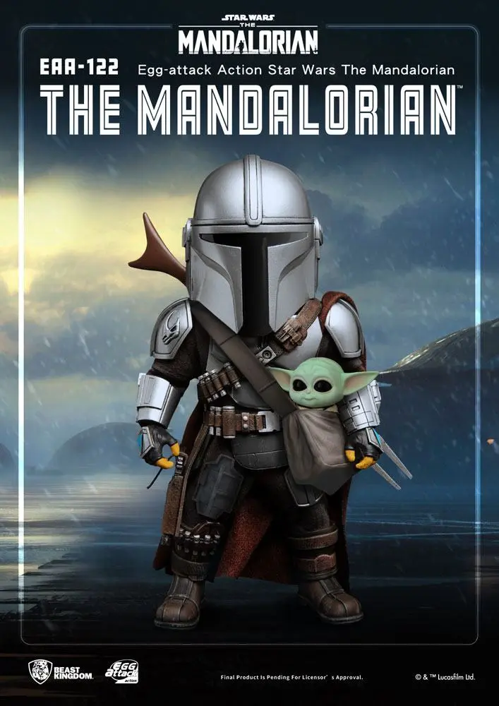 Star Wars The Mandalorian Egg Attack Action The Mandalorian akciófigura 17 cm termékfotó