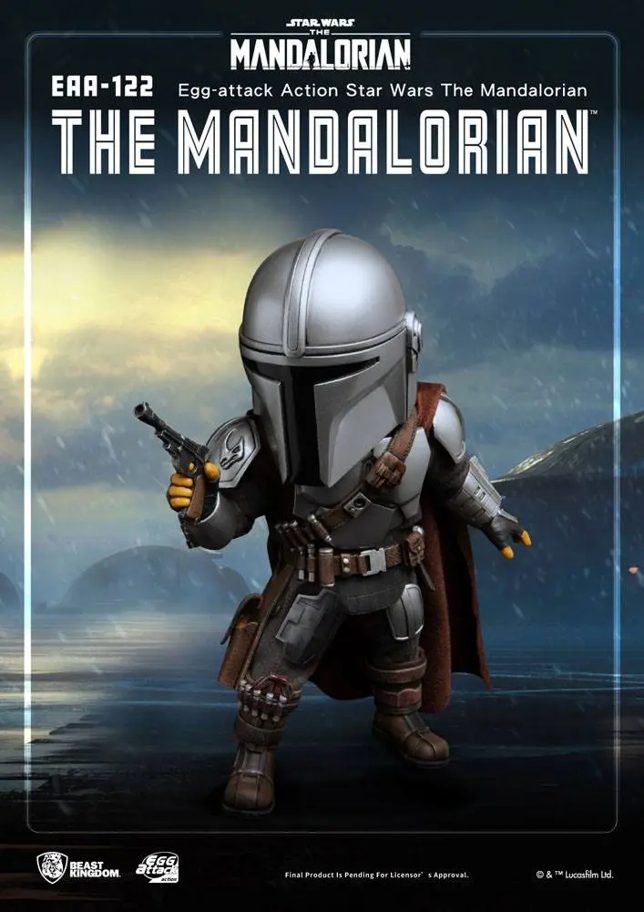 Star Wars The Mandalorian Egg Attack Action The Mandalorian akciófigura 17 cm termékfotó