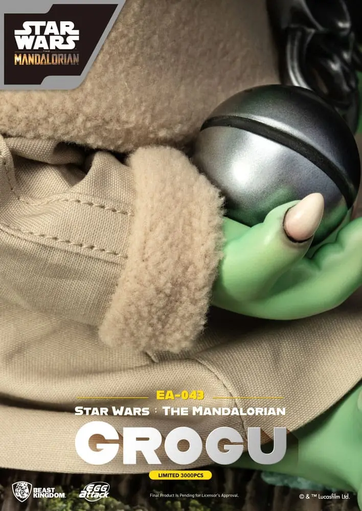 Star Wars: The Mandalorian Egg Attack Grogu szobor figura 18 cm termékfotó