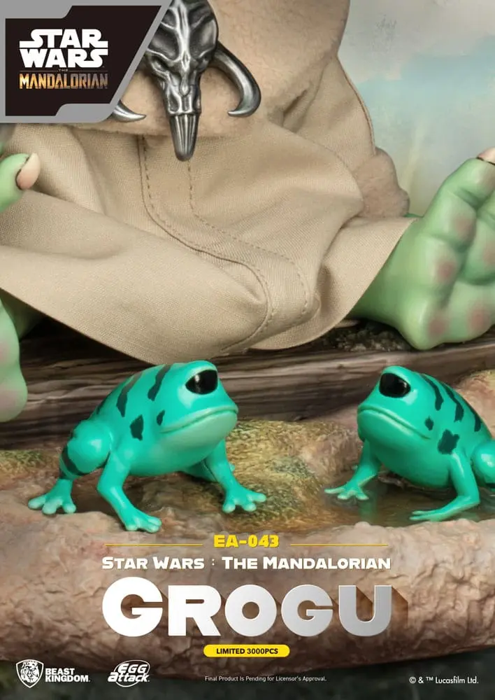 Star Wars: The Mandalorian Egg Attack Grogu szobor figura 18 cm termékfotó