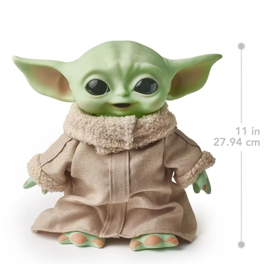 Star Wars The Mandalorian elektromos plüss figura válltáskában The Child 28 cm termékfotó