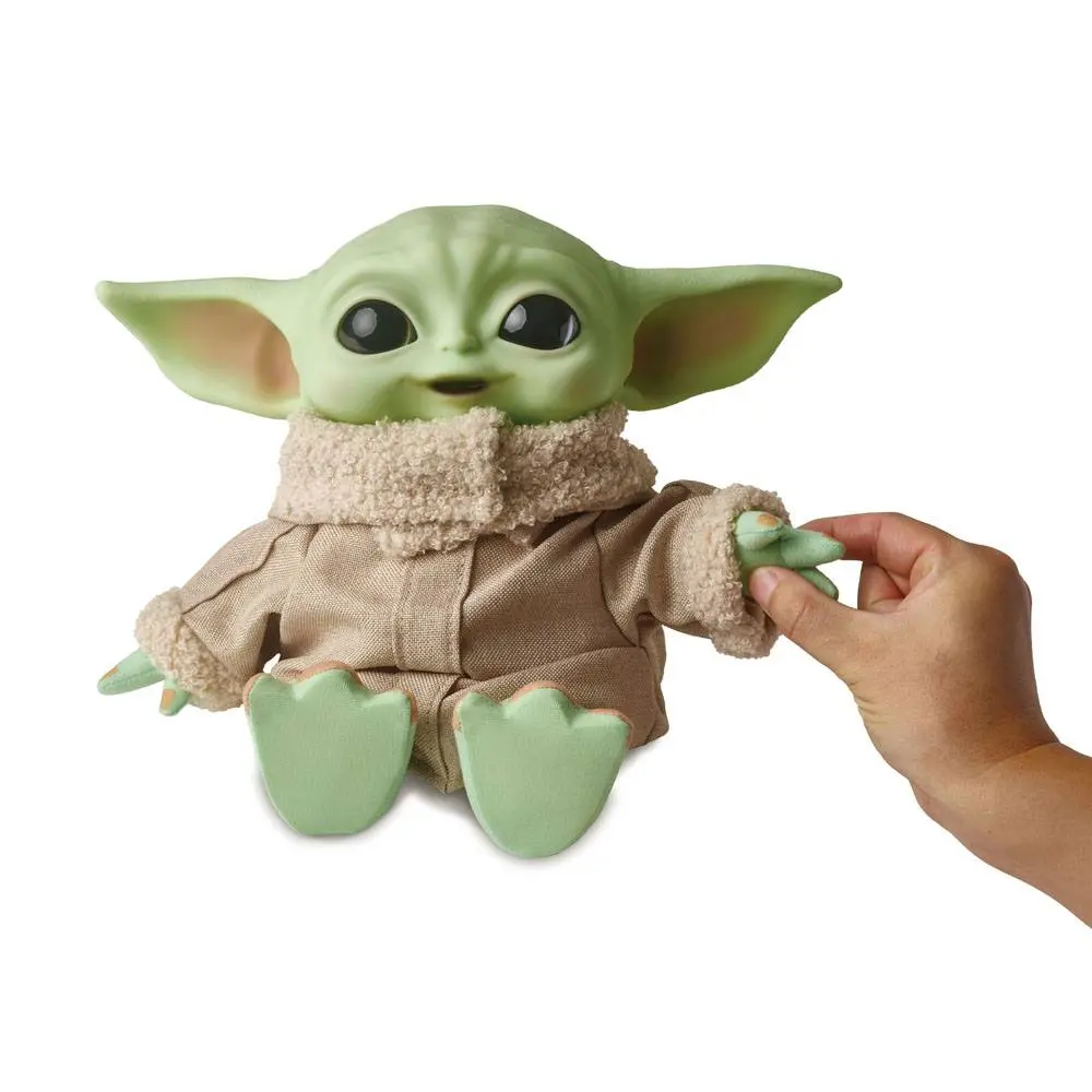 Star Wars The Mandalorian elektromos plüss figura válltáskában The Child 28 cm termékfotó