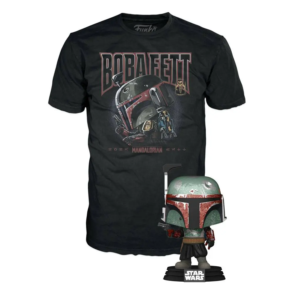 Star Wars: The Mandalorian Funko POP! &amp; Tee Box Boba Fett termékfotó