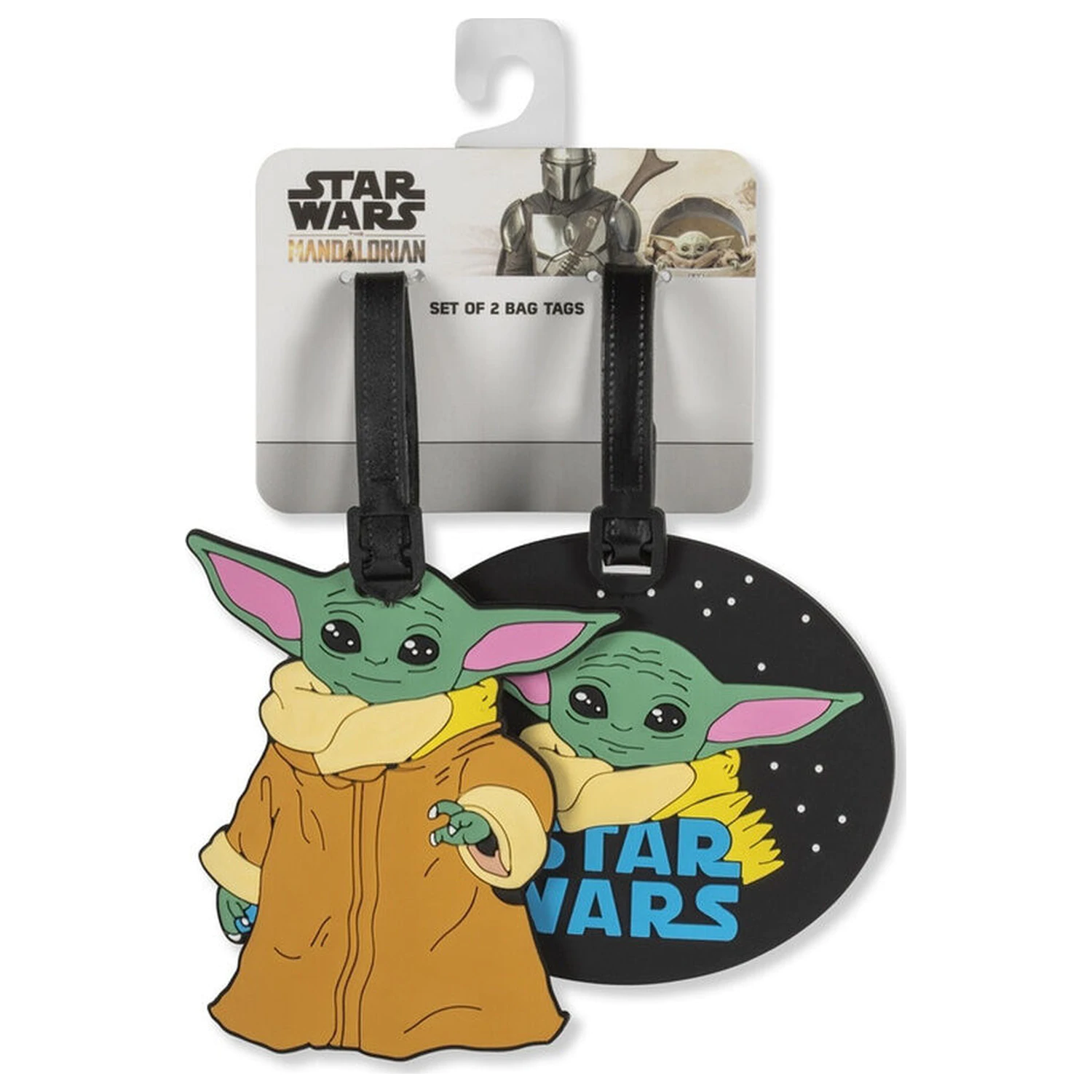 Star Wars The Mandalorian Grogu 2 db-os poggyászcímke termékfotó