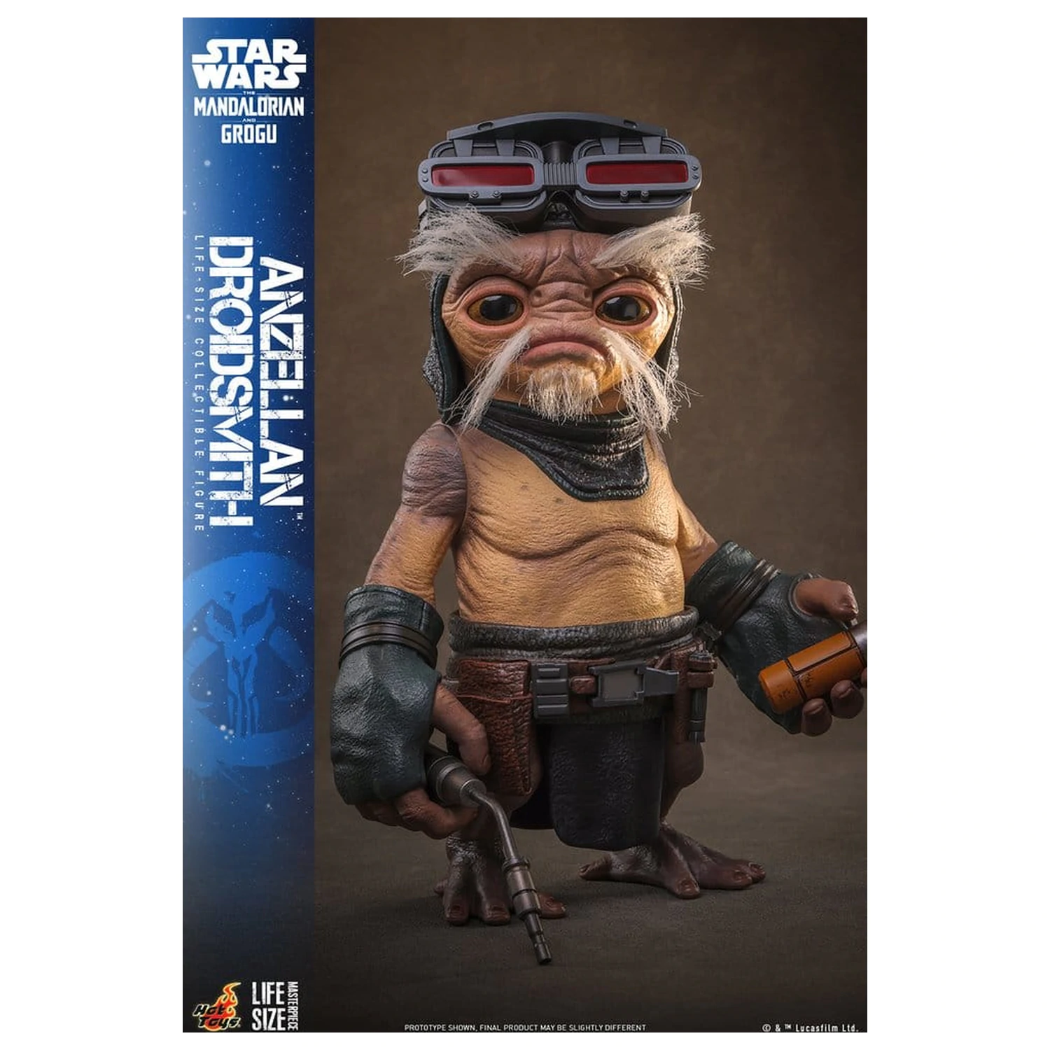 Star Wars: The Mandalorian & Grogu Anzellan Droidsmith életnagyságú figura 27 cm termékfotó