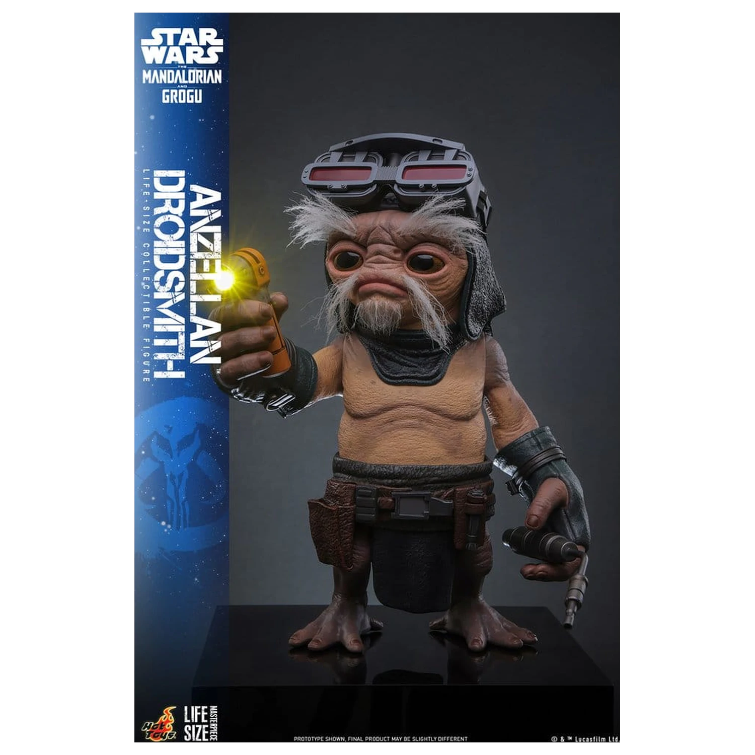 Star Wars: The Mandalorian & Grogu Anzellan Droidsmith életnagyságú figura 27 cm termékfotó