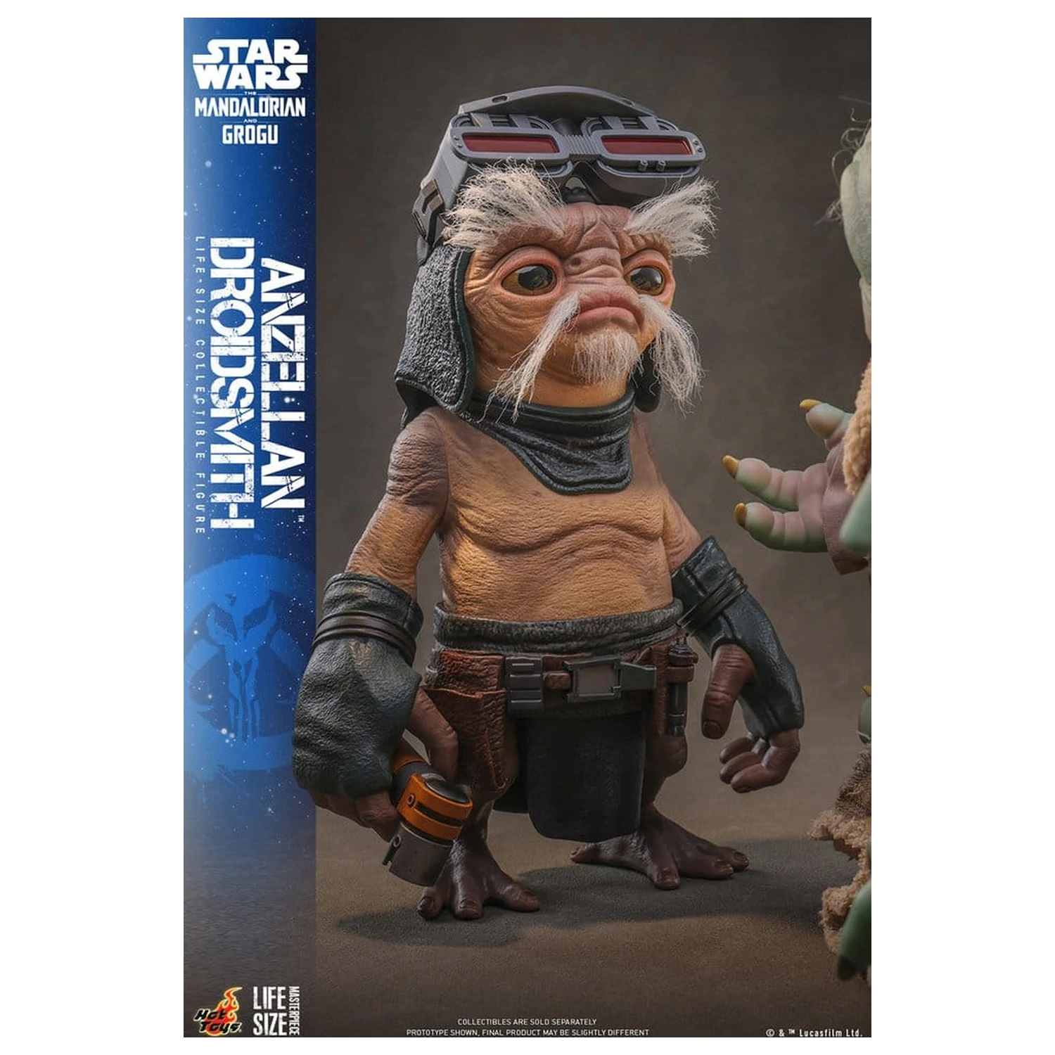 Star Wars: The Mandalorian & Grogu Anzellan Droidsmith életnagyságú figura 27 cm termékfotó