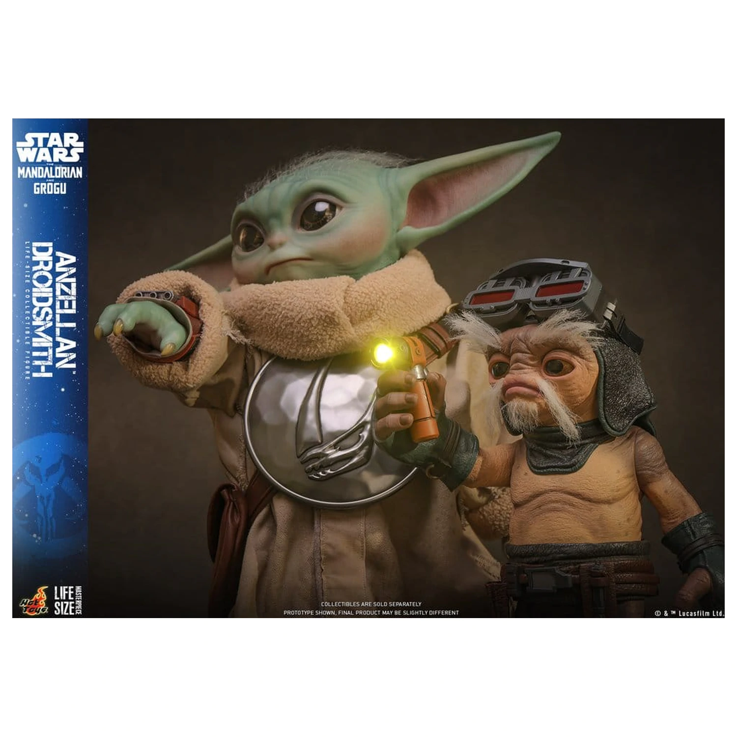 Star Wars: The Mandalorian & Grogu Anzellan Droidsmith életnagyságú figura 27 cm termékfotó