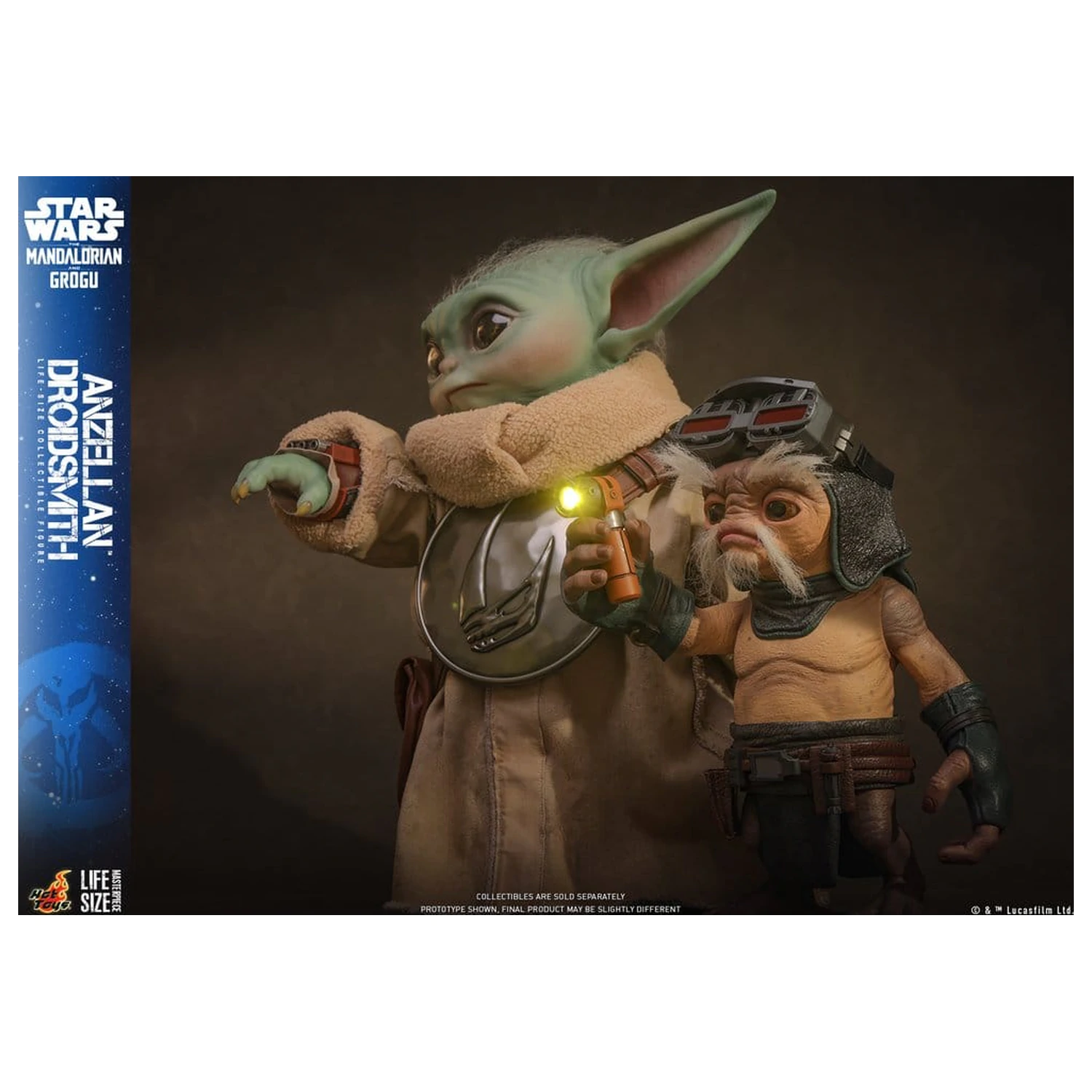 Star Wars: The Mandalorian & Grogu Anzellan Droidsmith életnagyságú figura 27 cm termékfotó