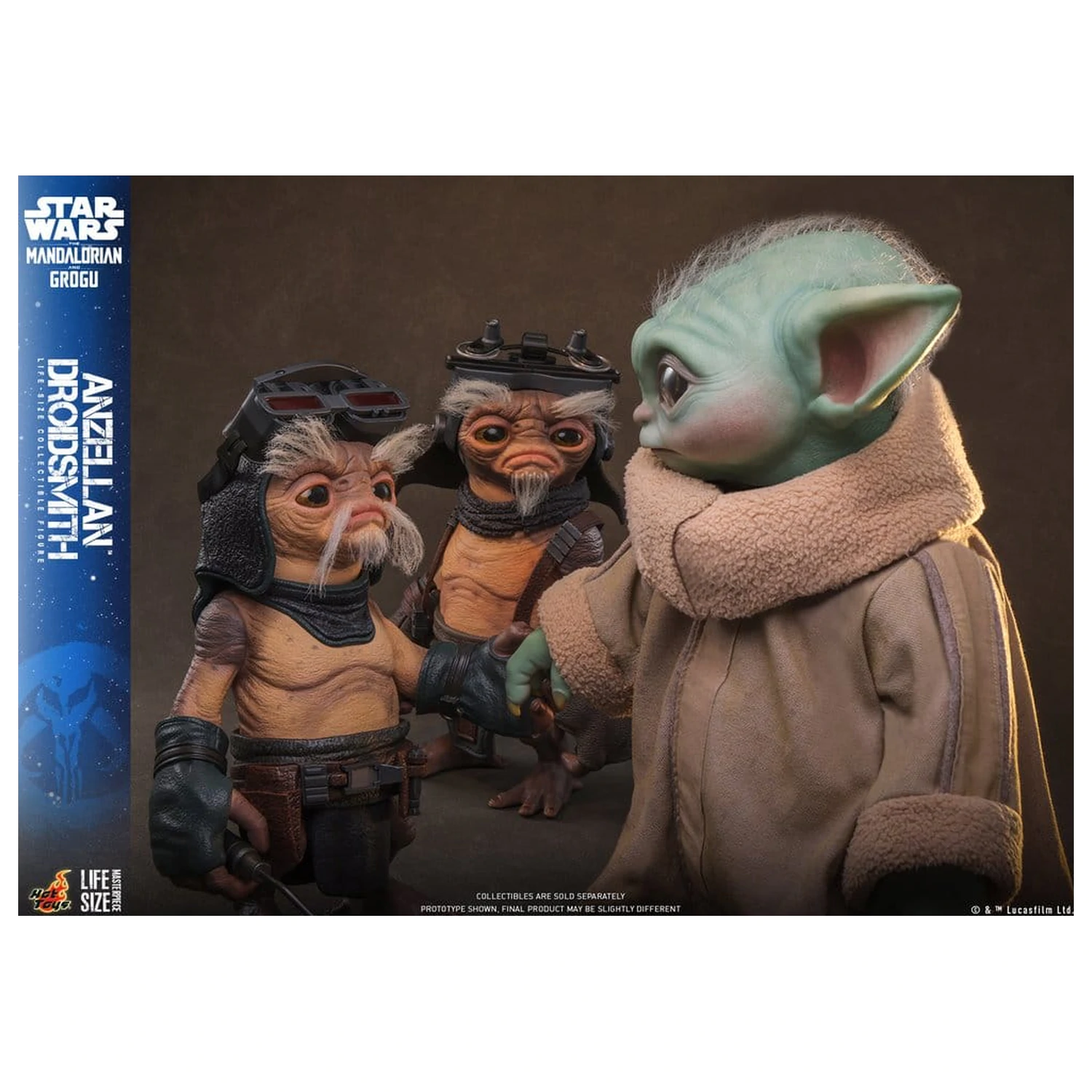 Star Wars: The Mandalorian & Grogu Anzellan Droidsmith életnagyságú figura 27 cm termékfotó