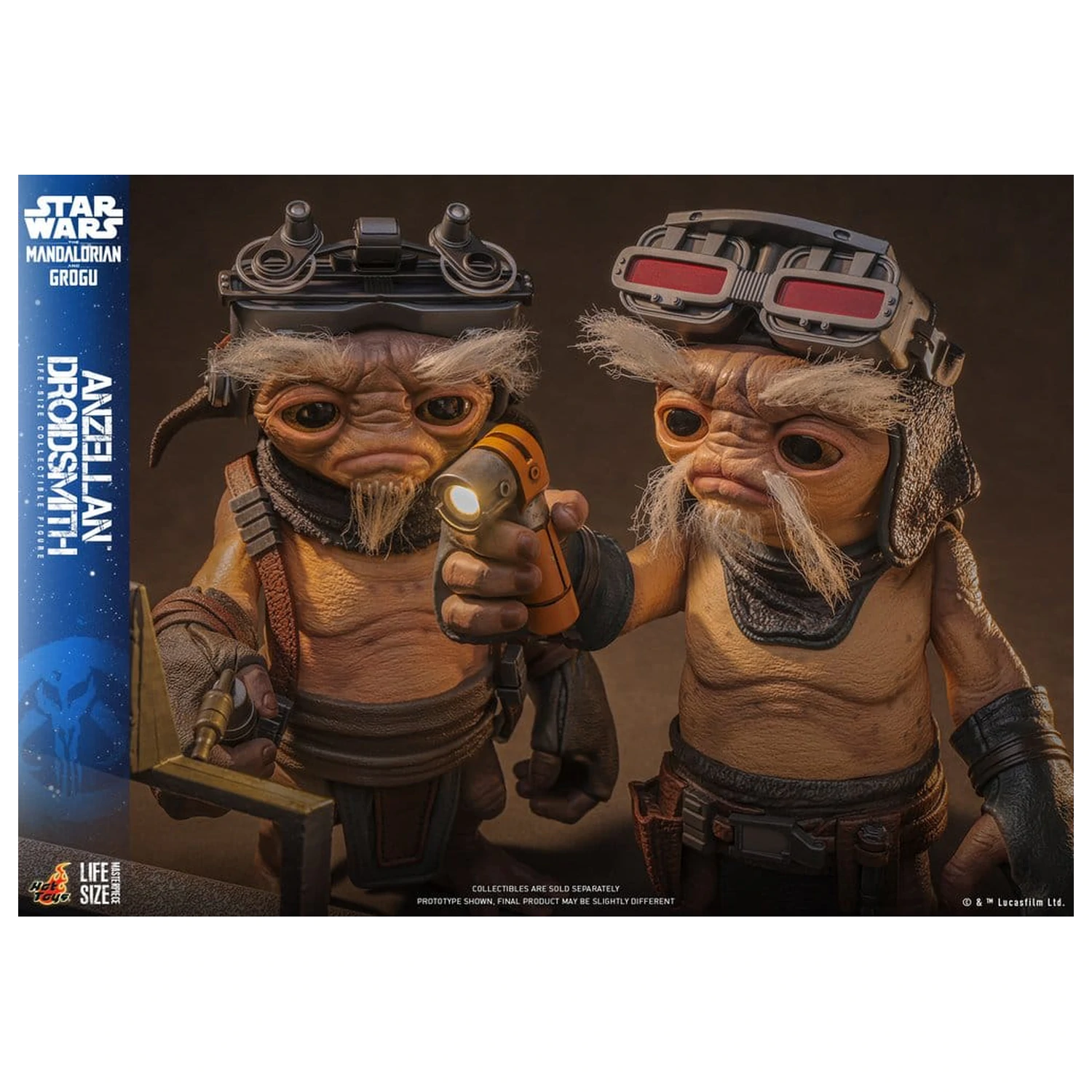 Star Wars: The Mandalorian & Grogu Anzellan Droidsmith életnagyságú figura 27 cm termékfotó