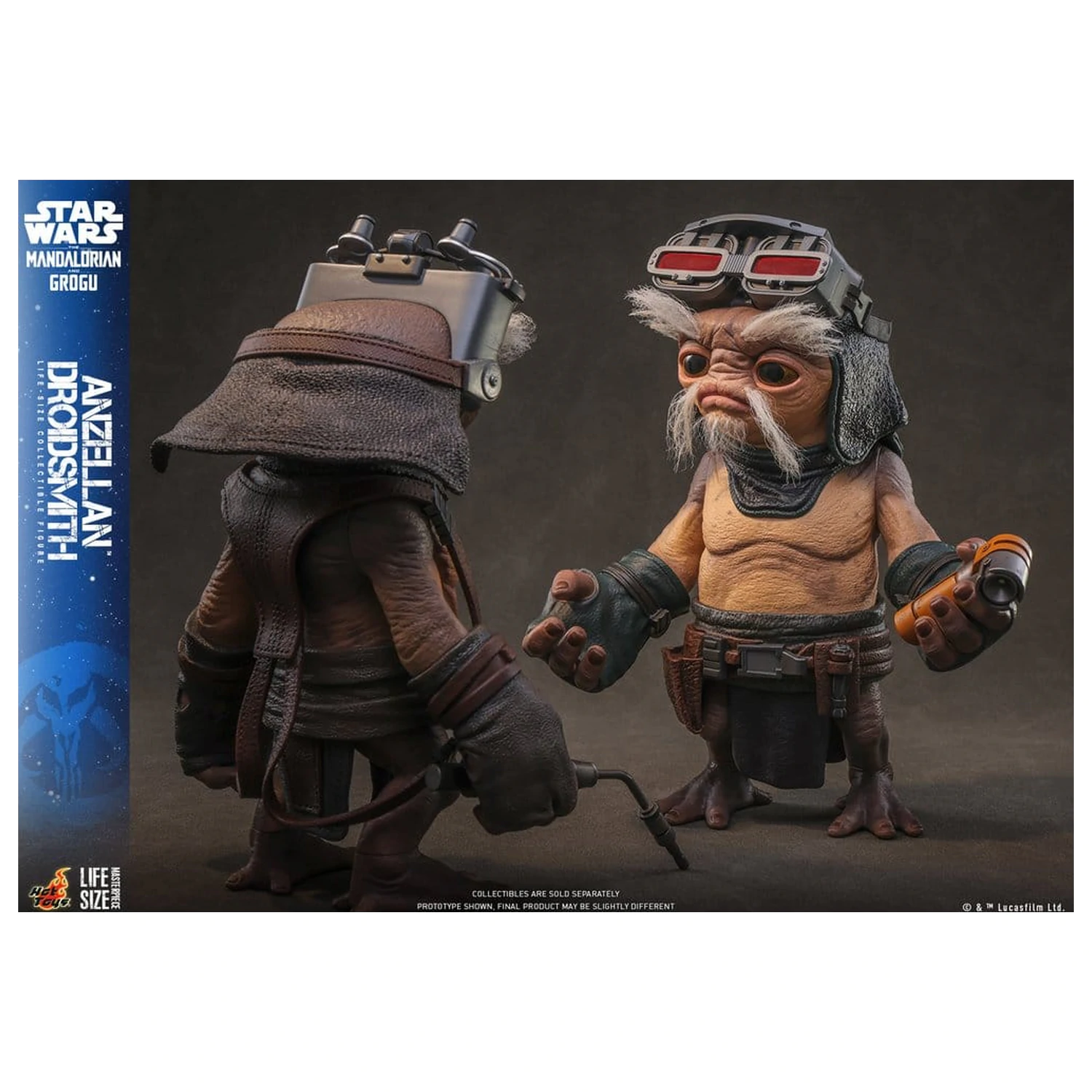 Star Wars: The Mandalorian & Grogu Anzellan Droidsmith életnagyságú figura 27 cm termékfotó