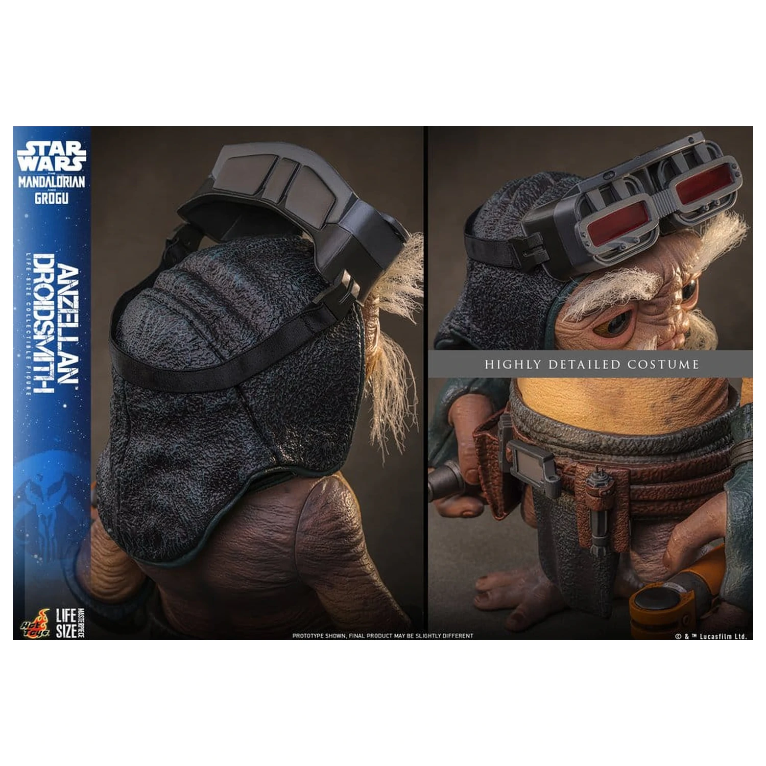 Star Wars: The Mandalorian & Grogu Anzellan Droidsmith életnagyságú figura 27 cm termékfotó