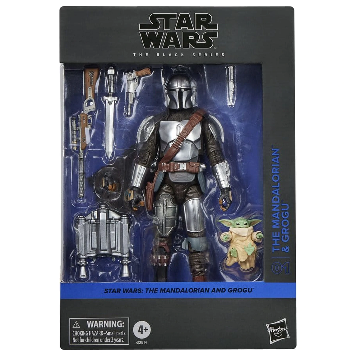 Star Wars: The Mandalorian & Grogu Black Series The Mandalorian & Grogu akciófigura 15 cm termékfotó